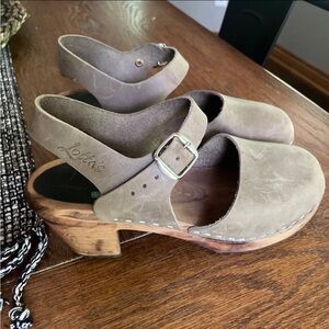 Lotta From Stockholm Tan Clogs